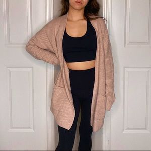 Blush cardigan